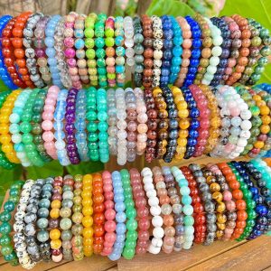 20pcs Multi-piece Set Bohemian Beaded Natural Stone Beaded Bracelets for All Seasons and Occasions
